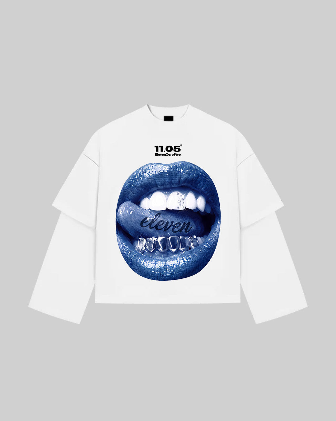 "BLUE GRILLZ" Double Longsleeve