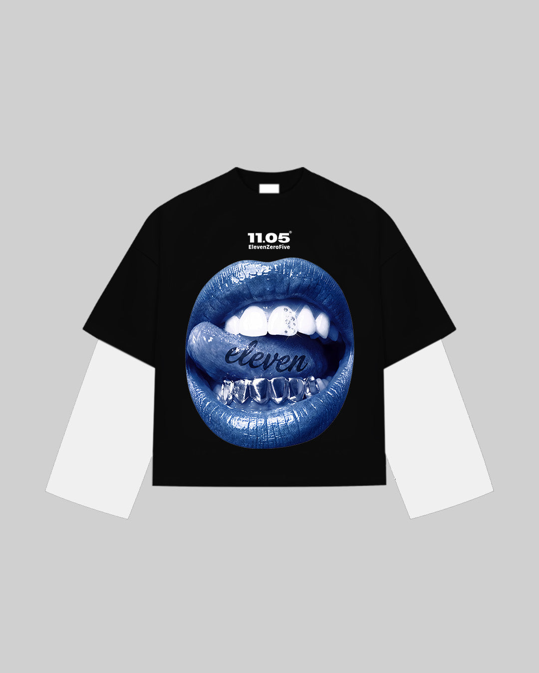 "BLUE GRILLZ" Double Longsleeve