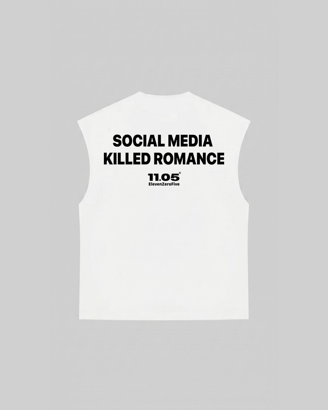 "SOCIAL MEDIA KILLED ROMANCE" Tank Top