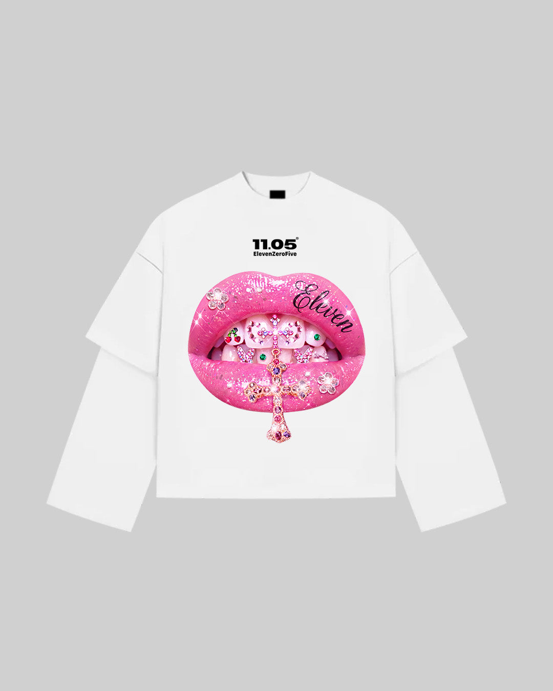 "Pink Grillz" Double Longsleeve