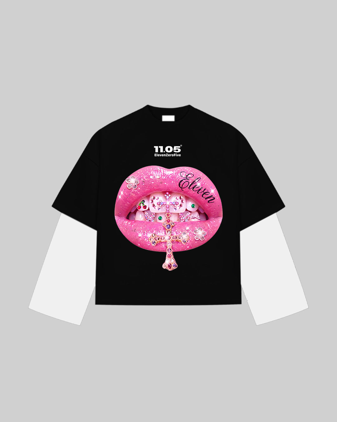 "Pink Grillz" Double Longsleeve