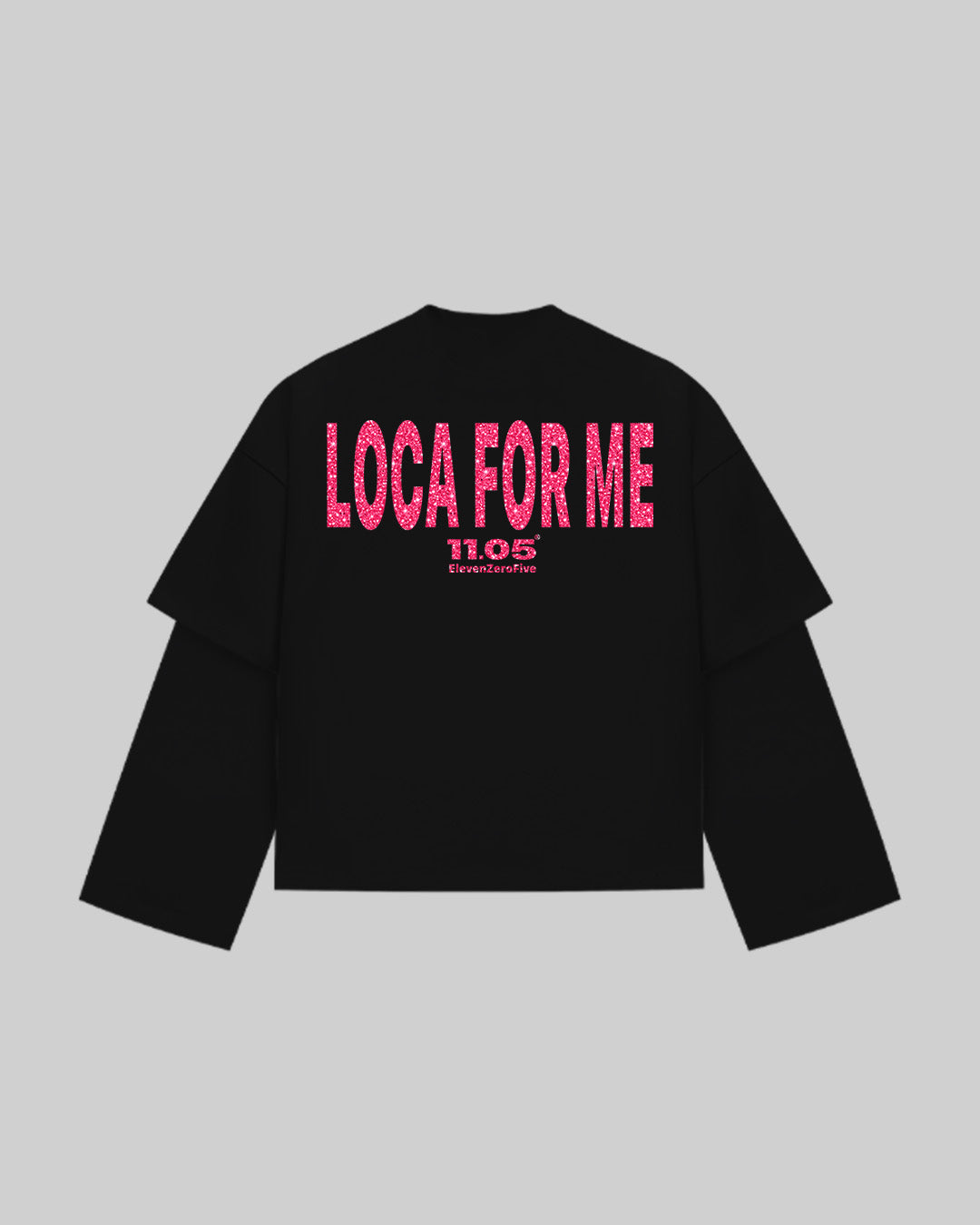 "LOCA FOR ME" Double Longsleeve | GLITTER EDITION