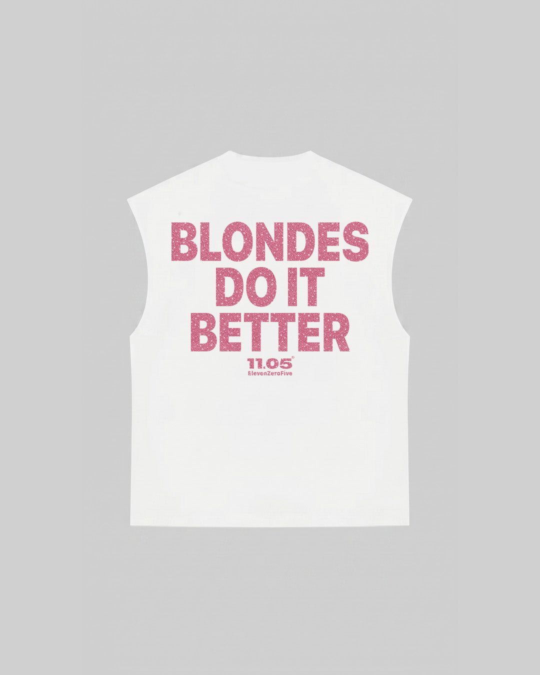 "BLONDES DO IT BETTER" Tank Top | GLITTER EDITION