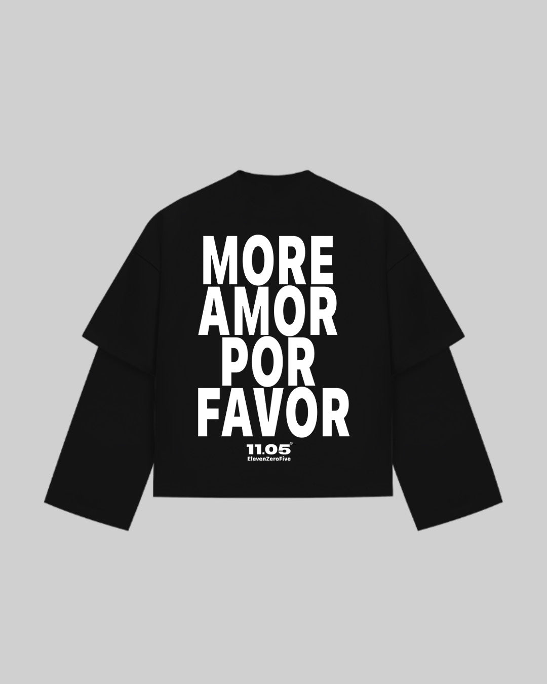 "MORE AMOR POR FAVOR" Double Longsleeve