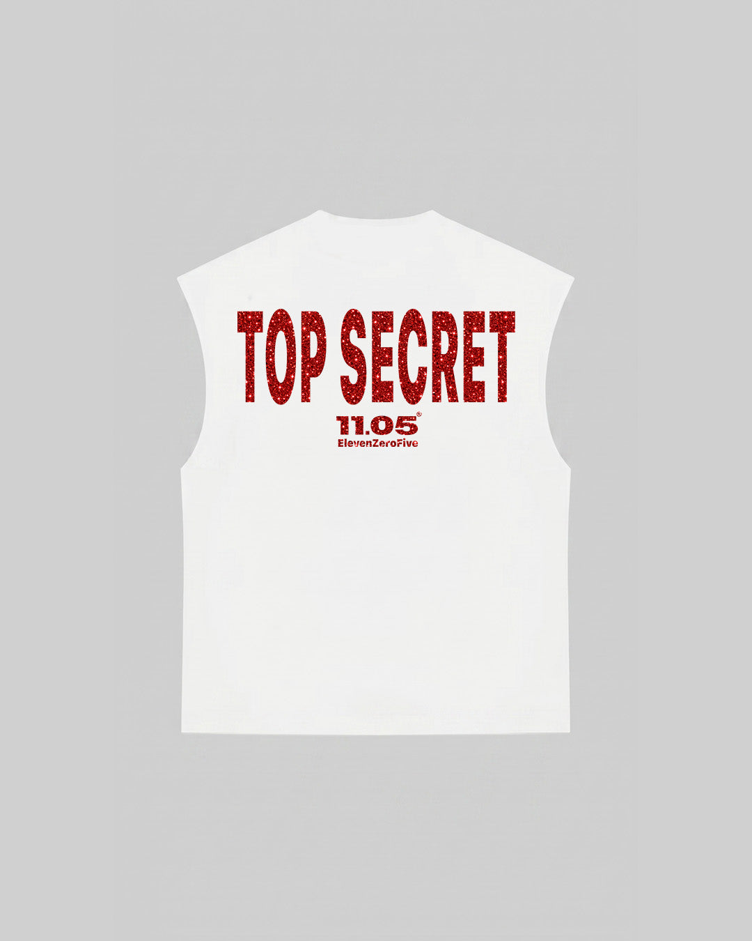 "TOP SECRET" Tank Top | GLITTER EDITION