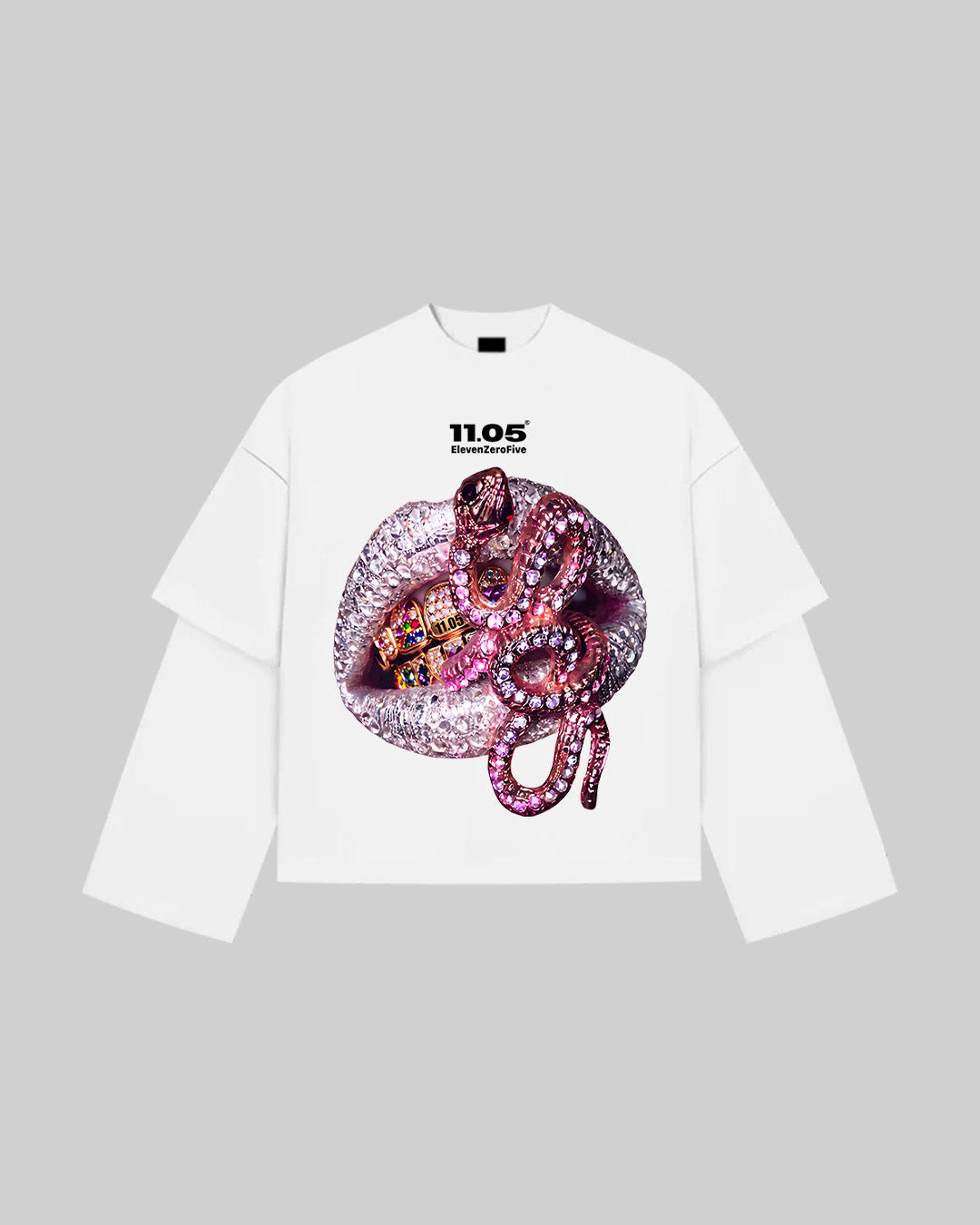 "Snake Grillz" Double Longsleeve