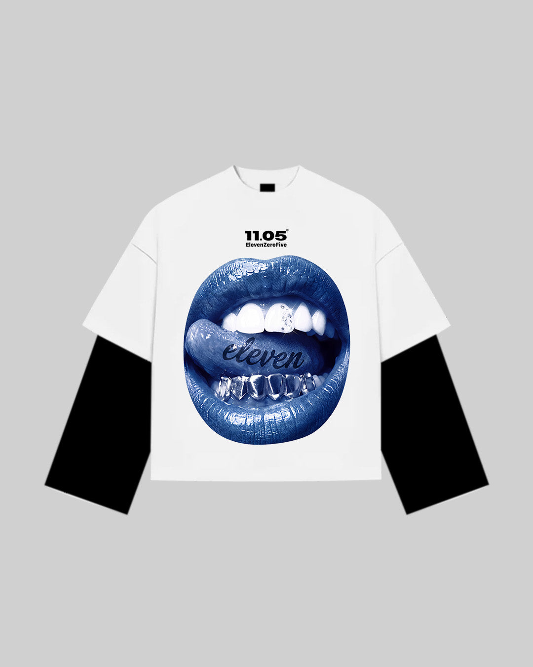 "BLUE GRILLZ" Double Longsleeve
