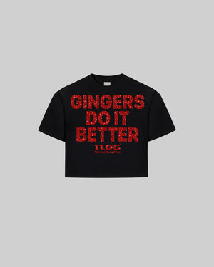 "GINGERS DO IT BETTER" Women's TOP | GLITTER EDITION