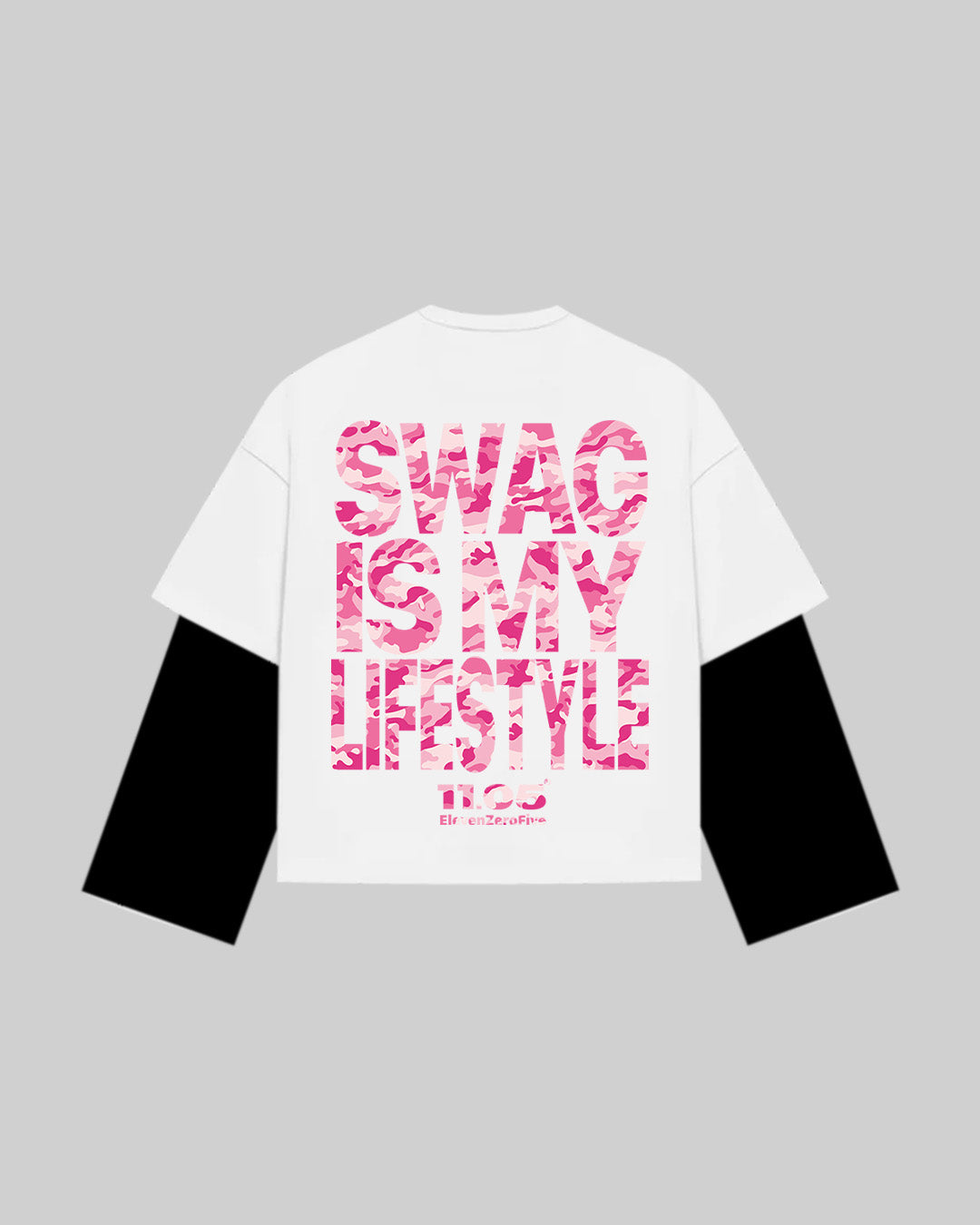 "SWAG IS MY LIFESTYLE" ROSE EDITION - Double Longsleeve
