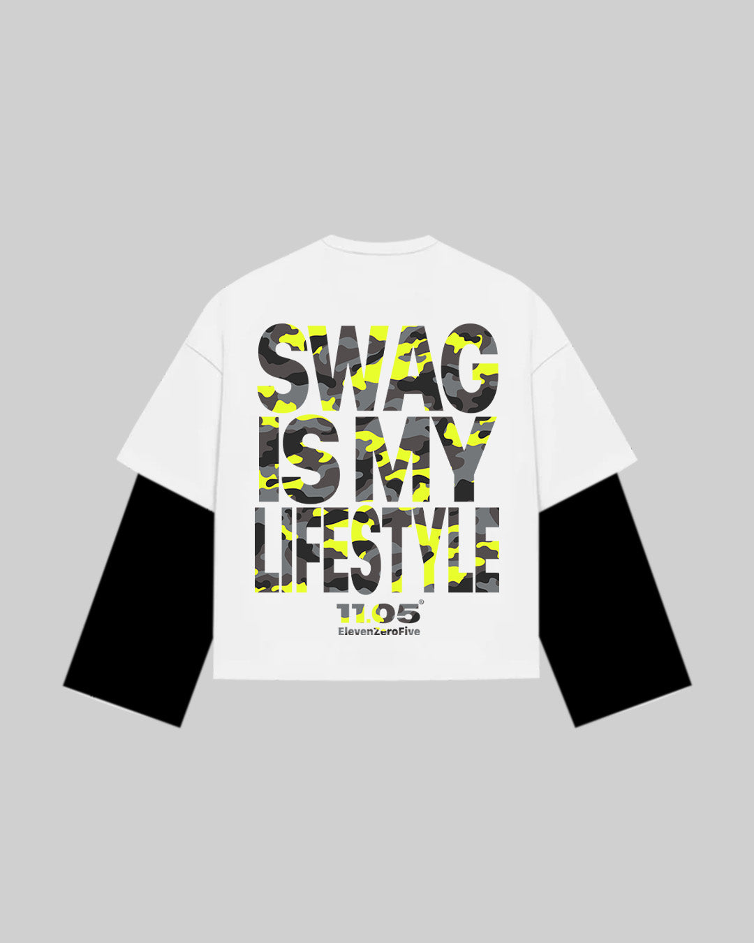 "SWAG IS MY LIFESTYLE" VOLT EDITION - Double Longsleeve