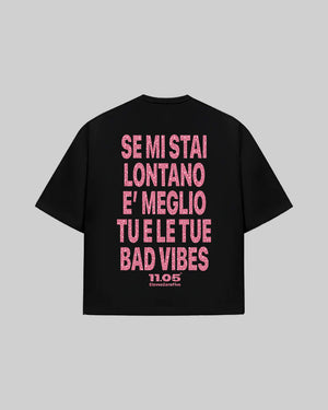 "NO BAD VIBES" T-Shirt | GLITTER EDITION