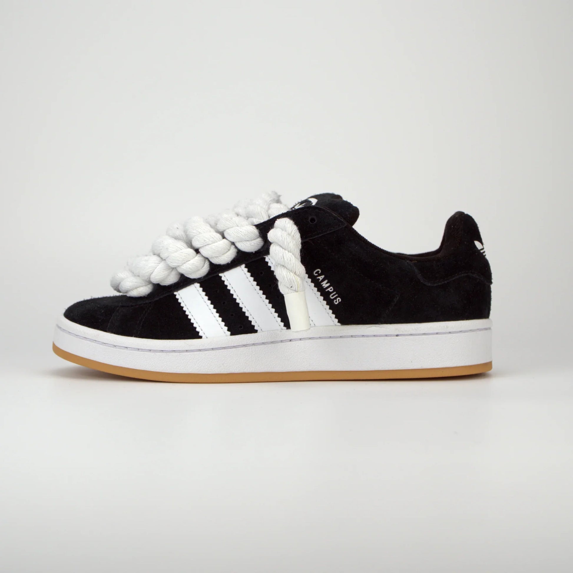 Adidas Campus Black + Rope Laces