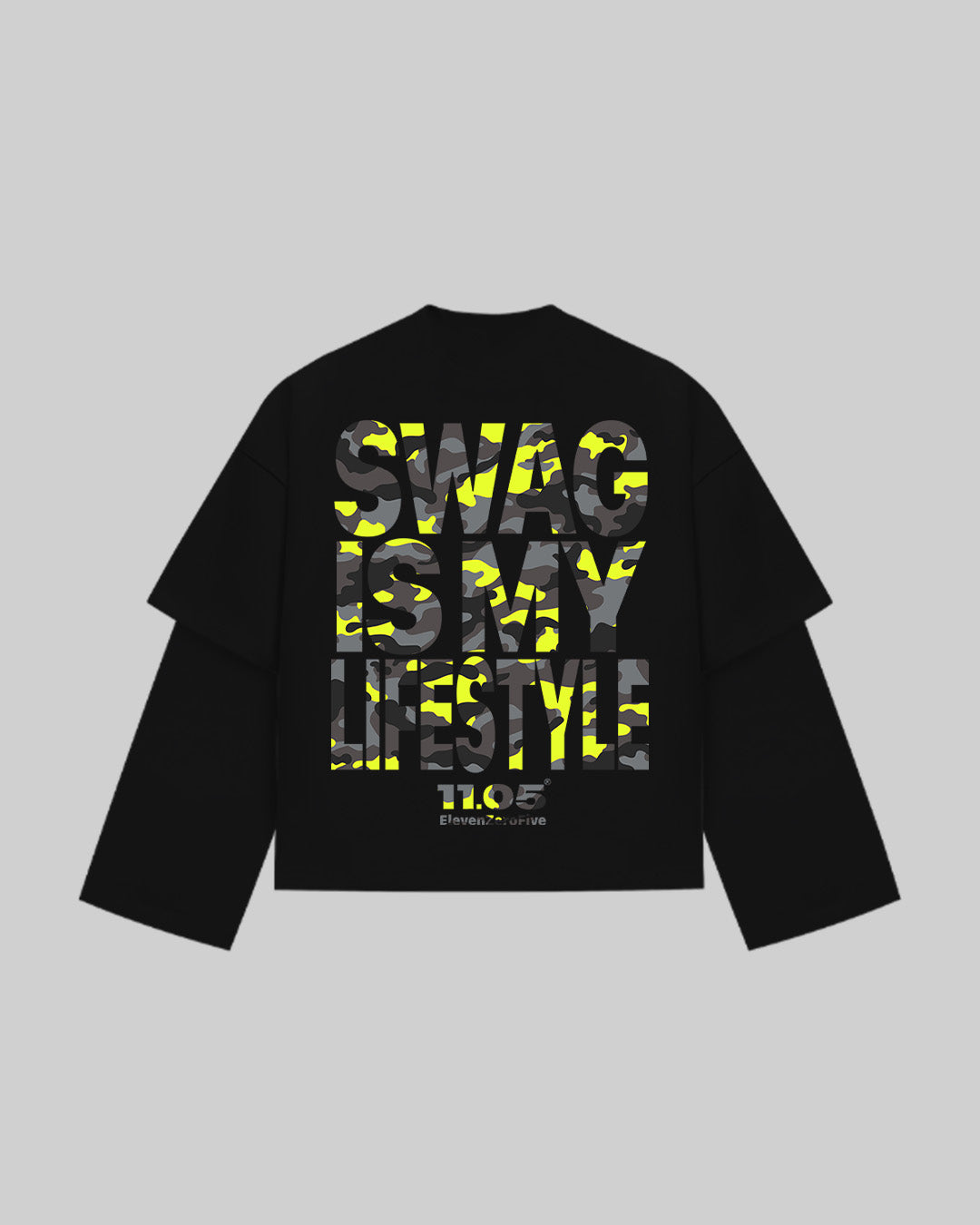 "SWAG IS MY LIFESTYLE" VOLT EDITION - Double Longsleeve