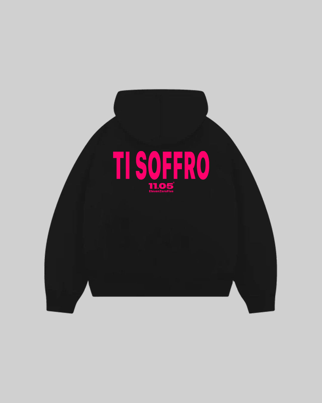 "TI SOFFRO" Fuchsia | Hoodie