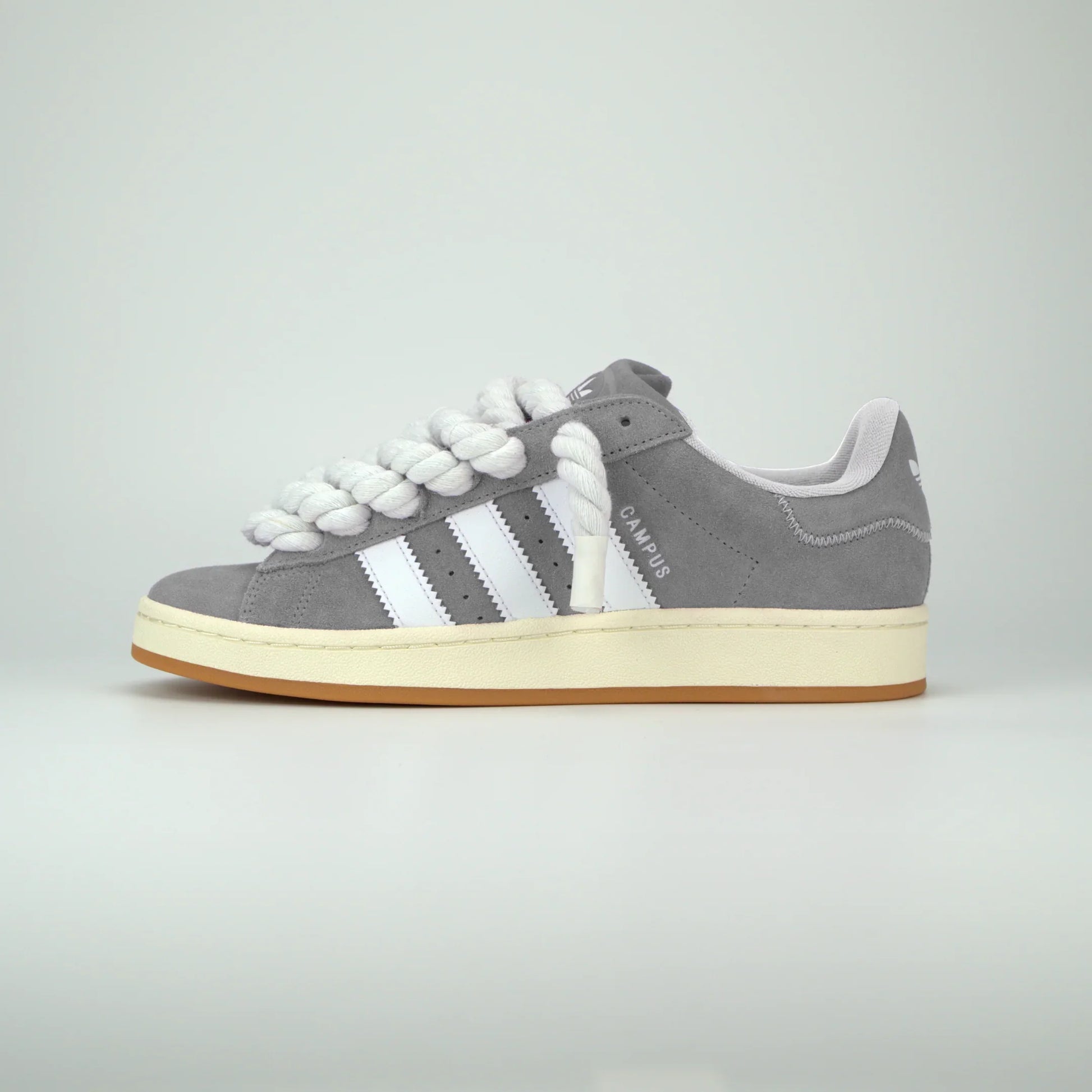 Adidas Campus Grey + Rope Laces