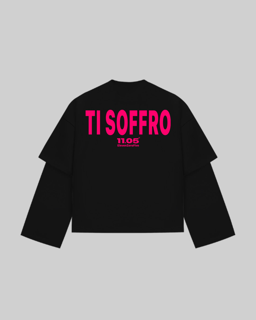 "TI SOFFRO" Fuchsia | Double Longsleeve