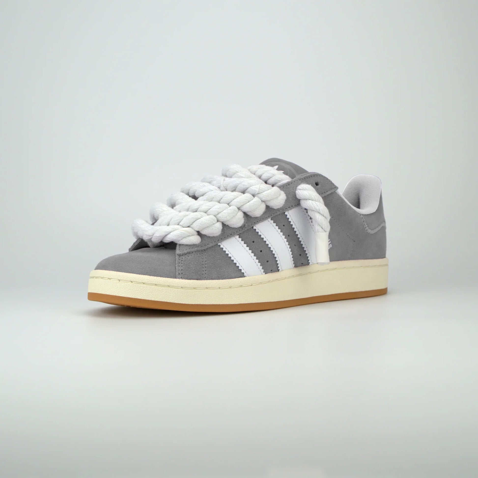 Adidas Campus Grey + Rope Laces