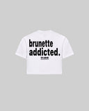 "brunette addicted." Women's TOP
