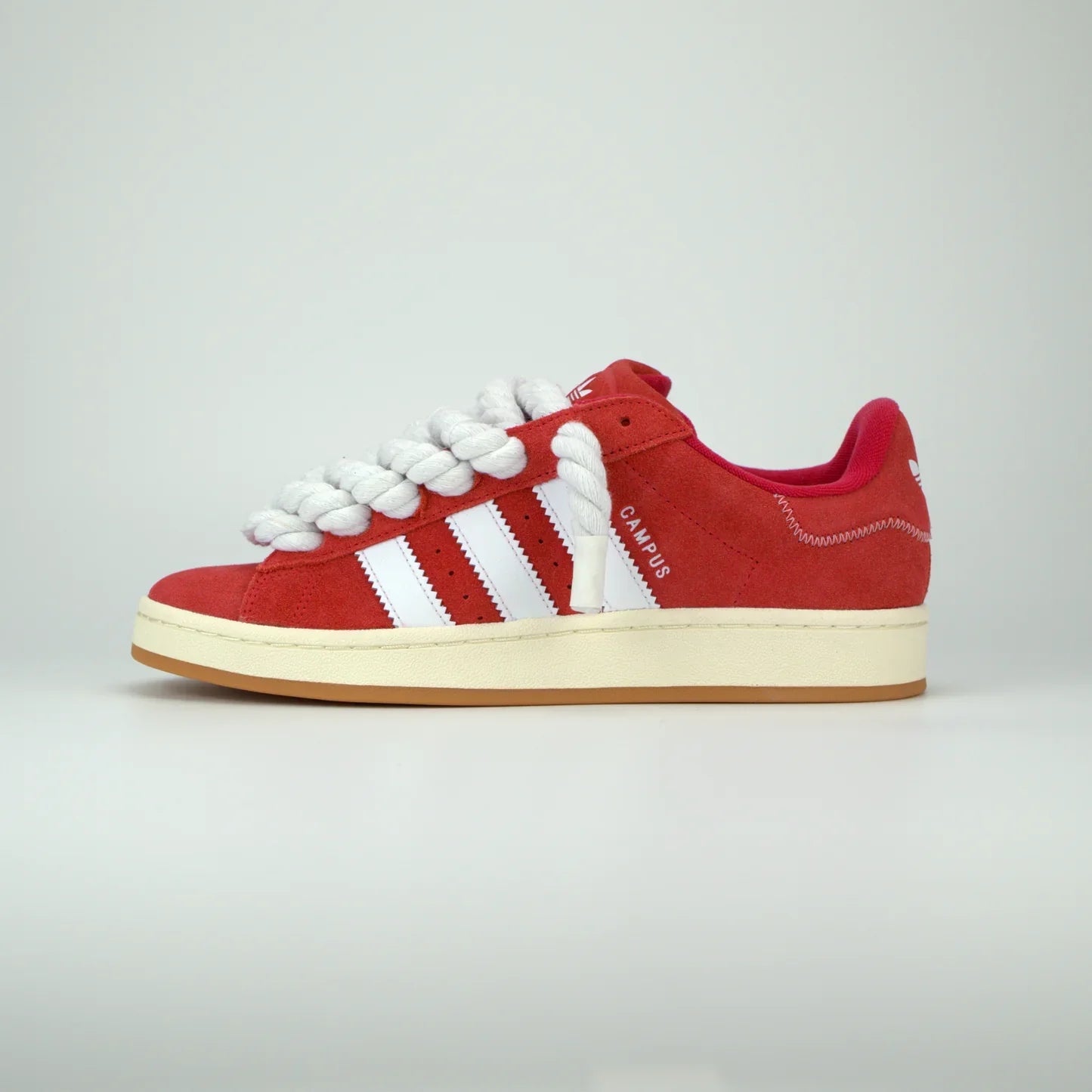 Adidas Campus Red + Rope Laces