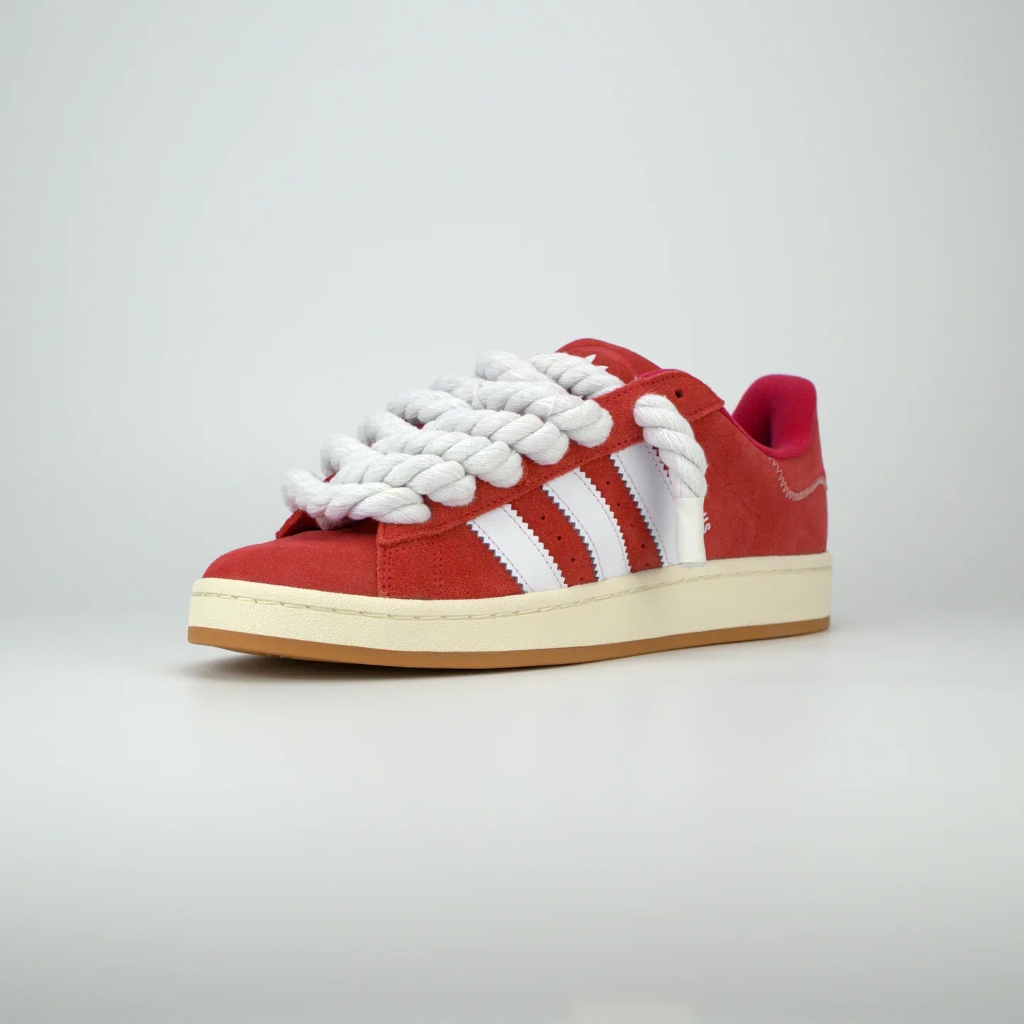 Adidas Campus Red + Rope Laces