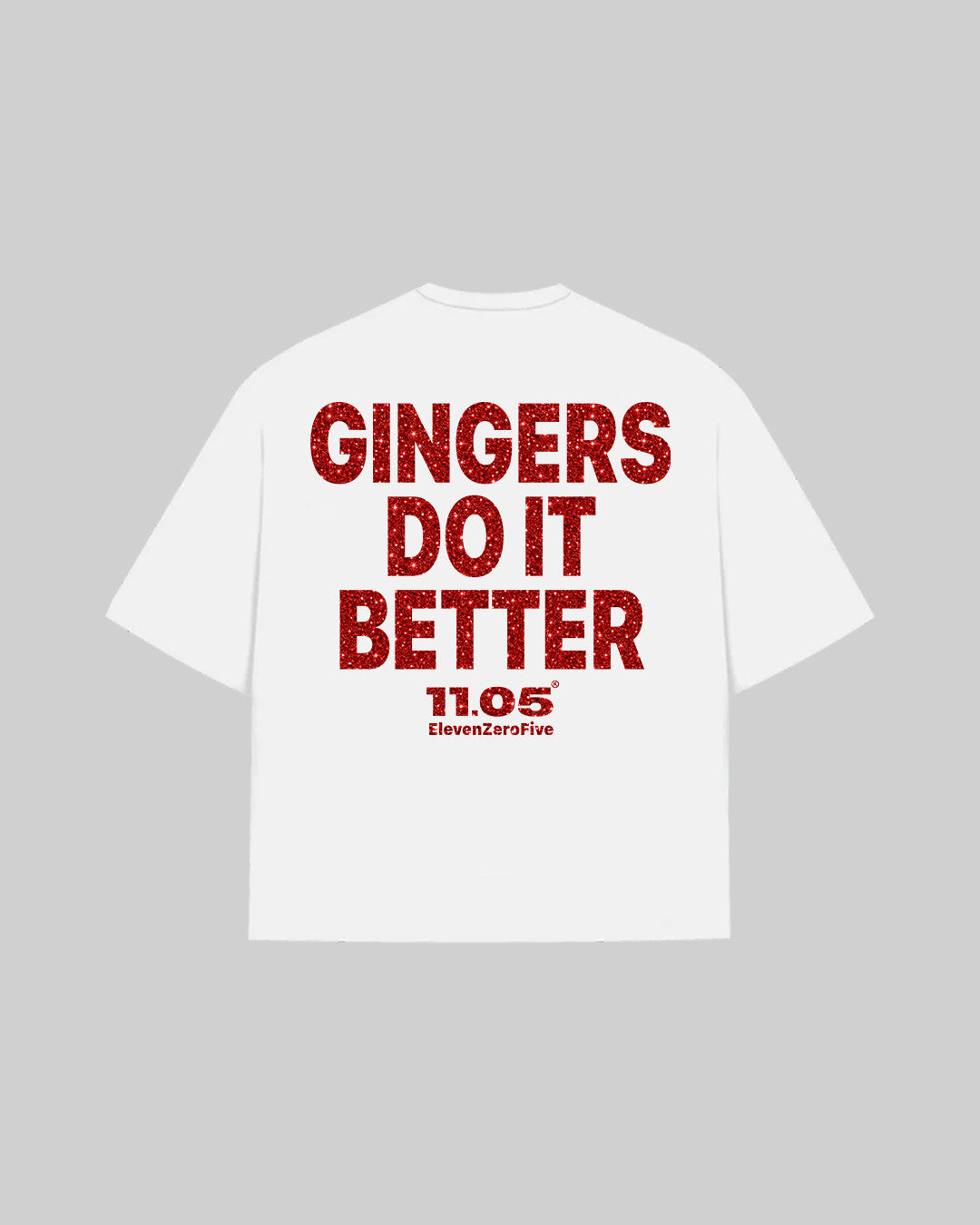 "GINGERS DO IT BETTER" T-Shirt | GLITTER EDITION
