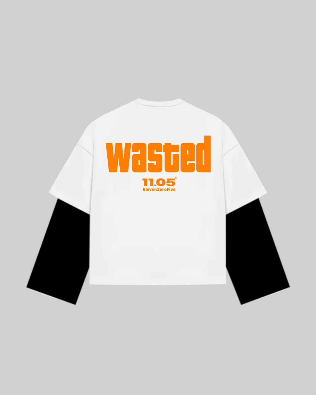 "WASTED" Double Longsleeve | ORANGE EDITION
