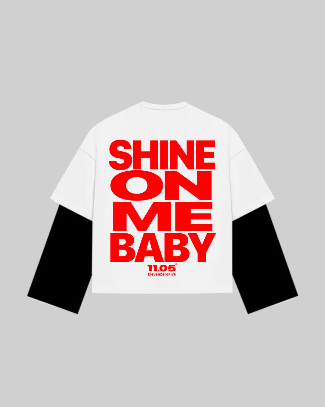 "SHINE ON ME BABY" Double Longsleeve | Red Edition