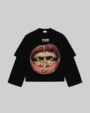 "Gold Grillz" Double-Sleeve