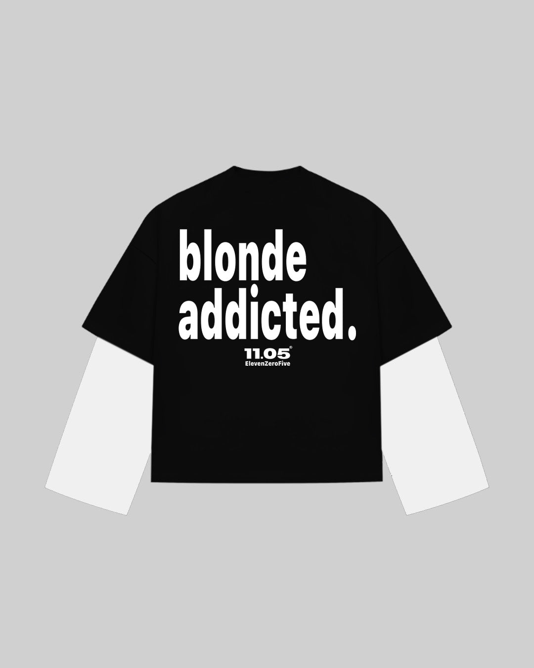 "blonde addicted" Double Longsleeve