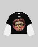 "Gold Grillz" Double-Sleeve