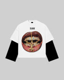 "Gold Grillz" Double-Sleeve