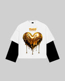 "Gold Heart" Double-Sleeve