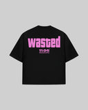 "WASTED" Oversized T-Shirt | ROSE EDITION