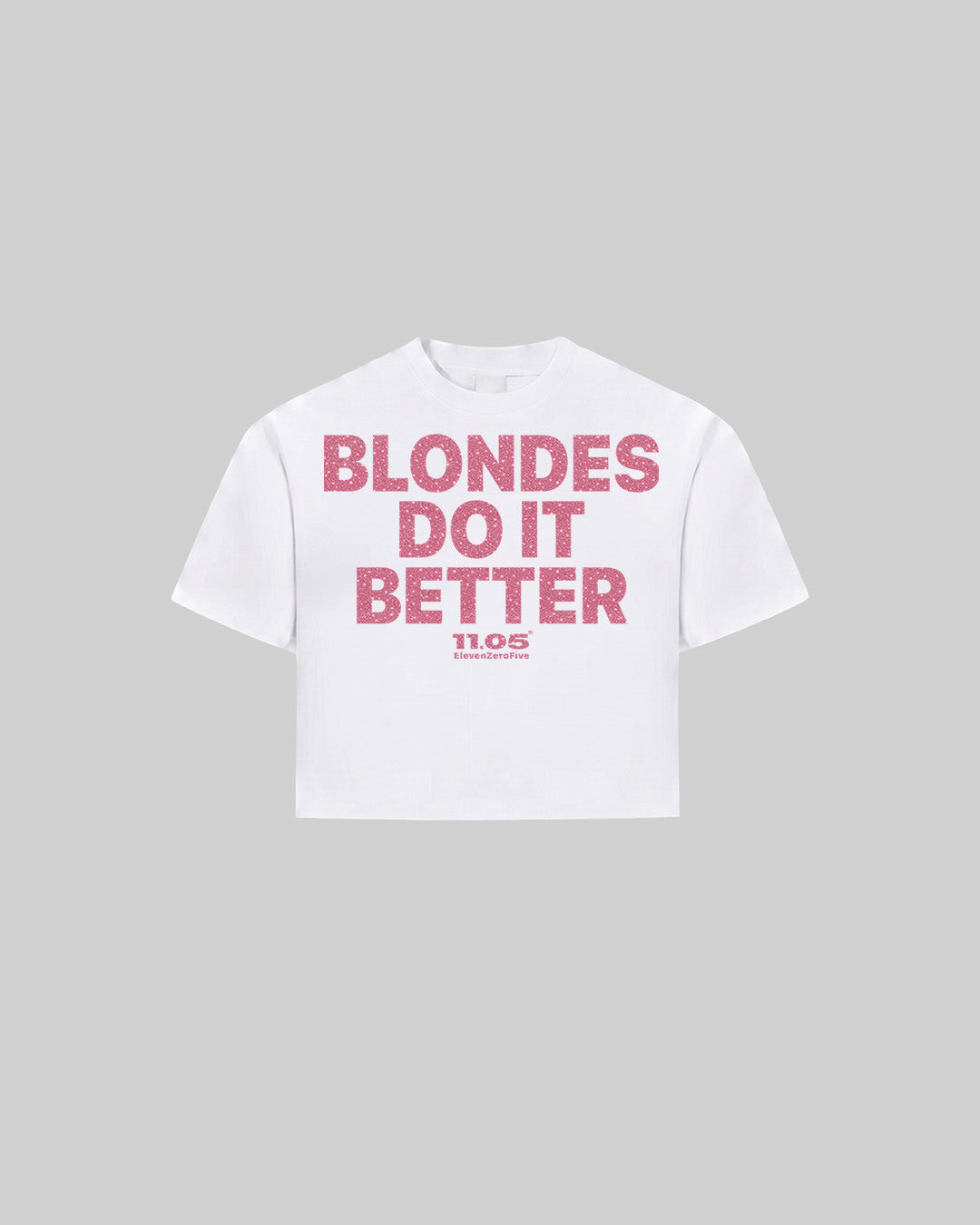 "BLONDES DO IT BETTER" Women's TOP | GLITTER EDITION