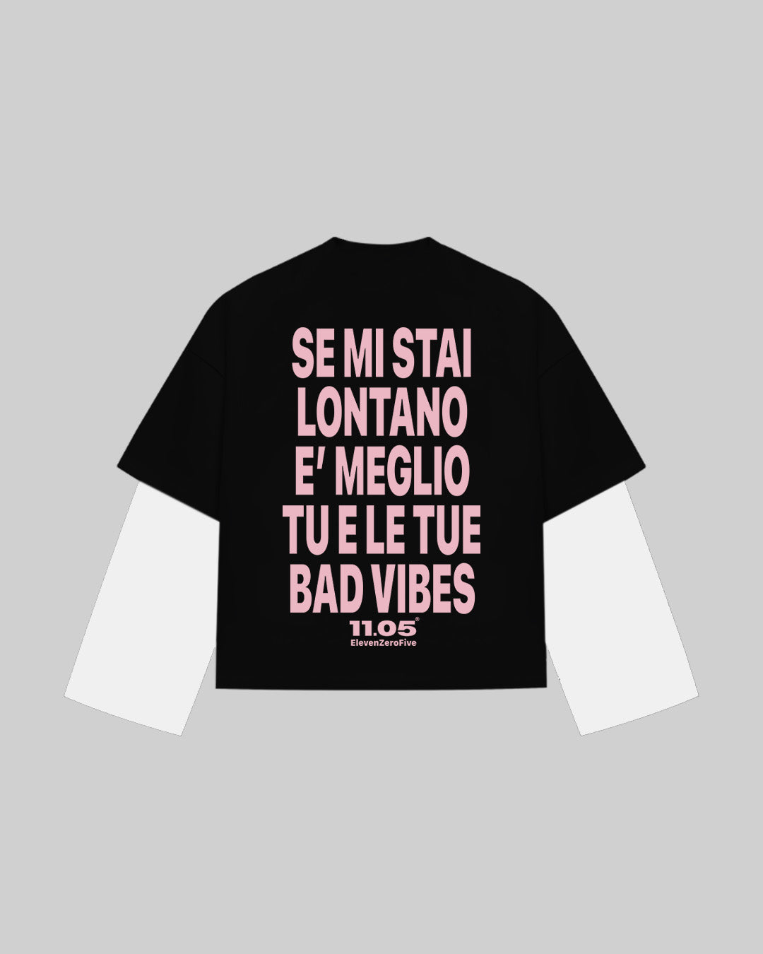 "NO BAD VIBES" Double Longsleeve