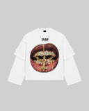 "Gold Grillz" Double-Sleeve