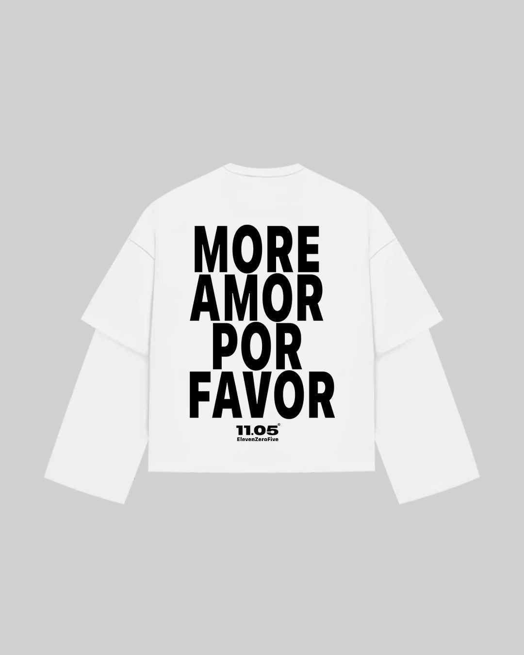 "MORE AMOR POR FAVOR" Double Longsleeve