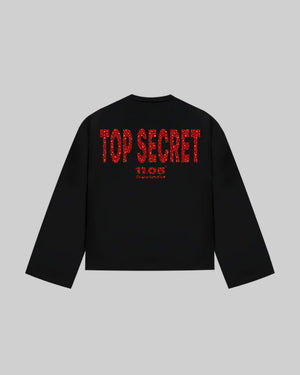 "TOP SECRET" Long Sleeve | GLITTER EDITION