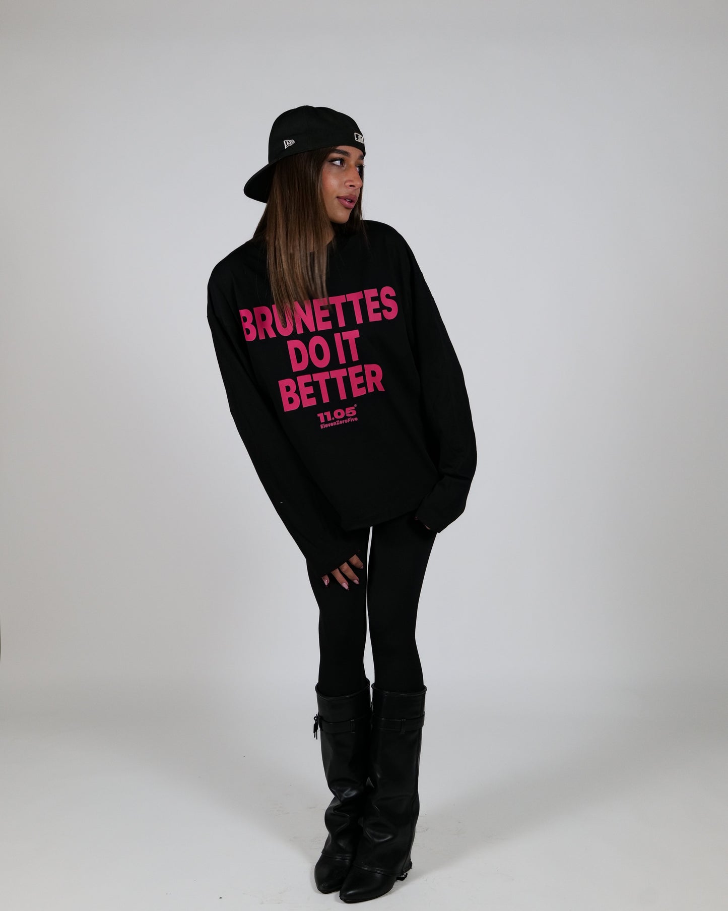 "BRUNETTES DO IT BETTER" Long Sleeve