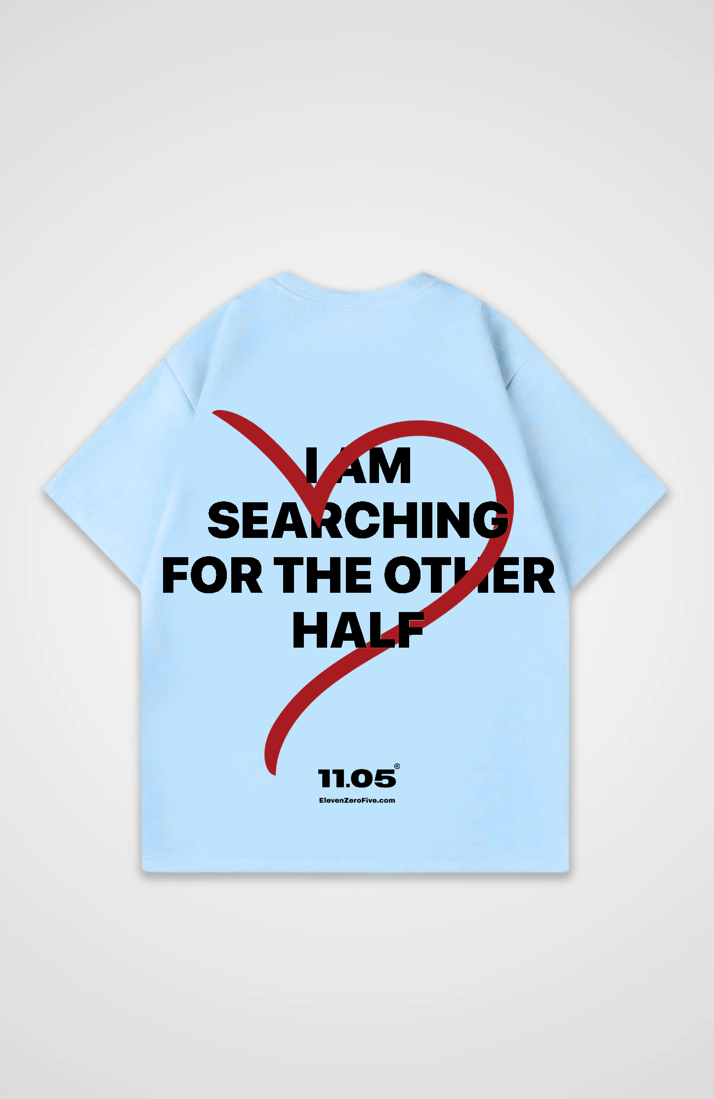 'i'm searching for the other half' Oversized T-Shirt