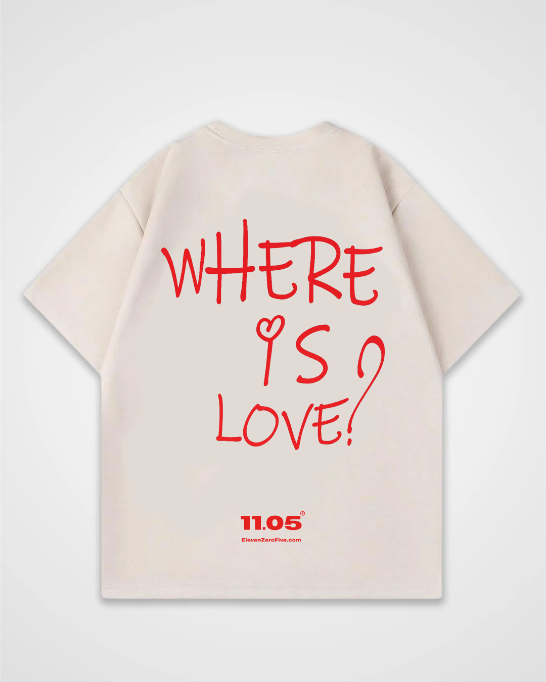 'Where is love?' Oversized T-Shirt