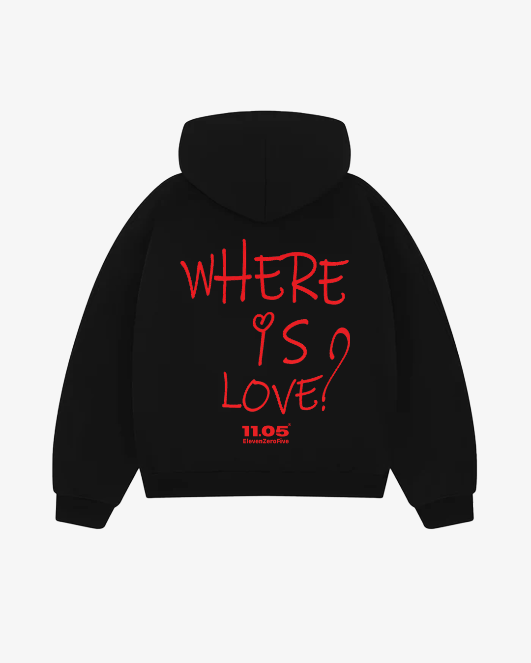 "Where is love?" Comfy Hoodie