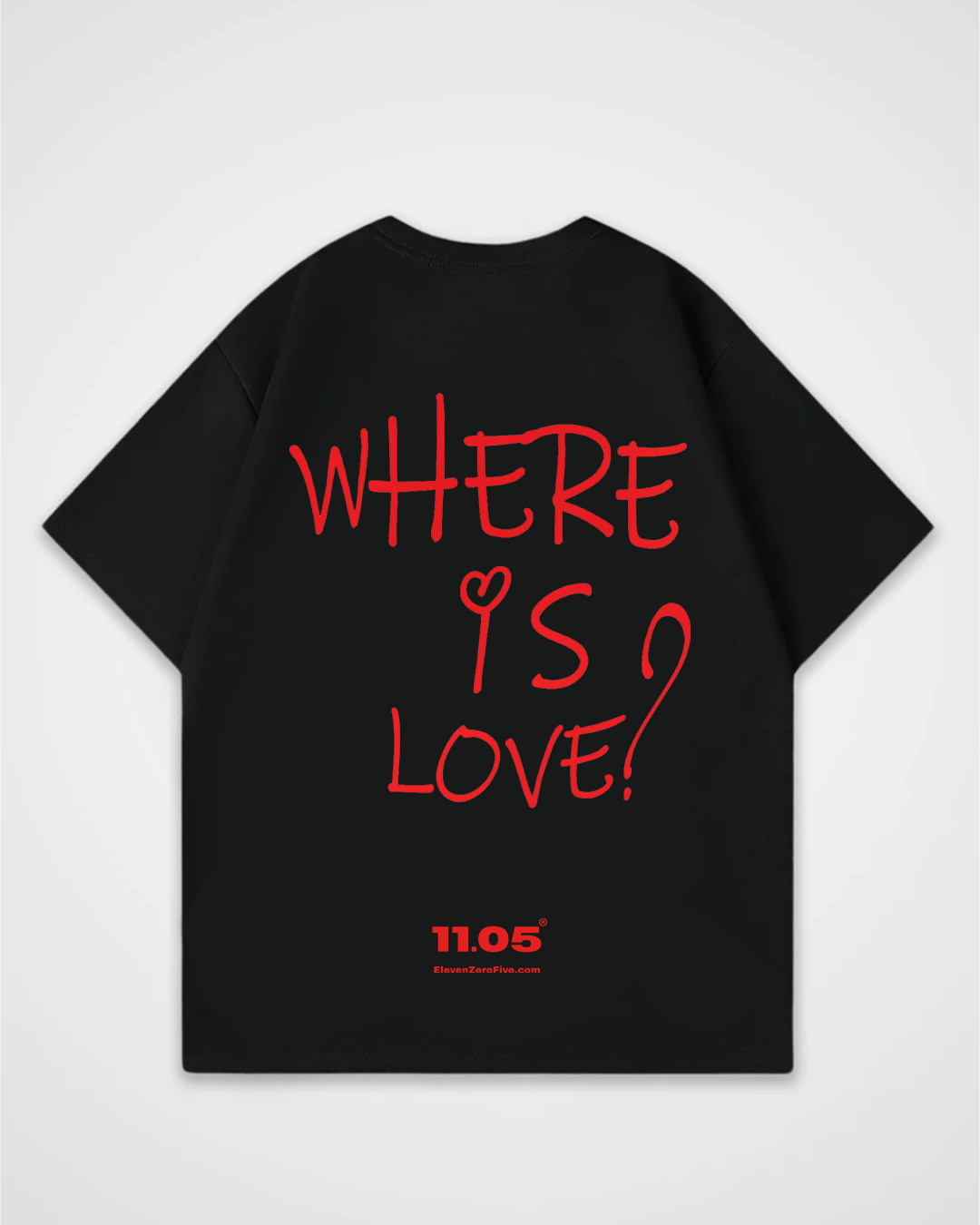 'Where is love?' Oversized T-Shirt