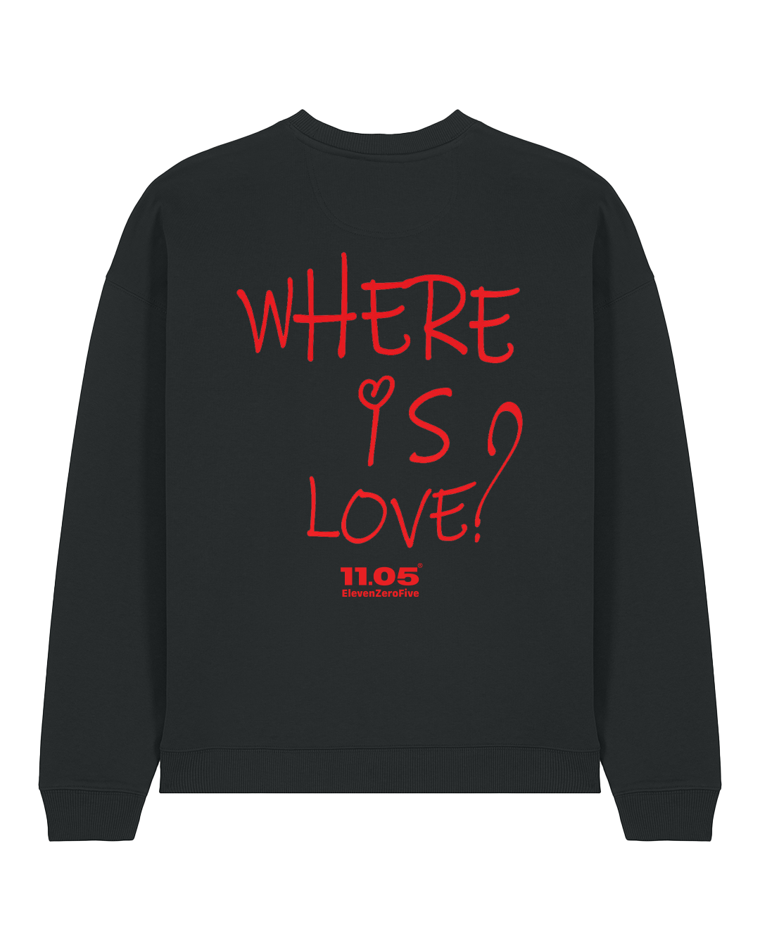 "Where is love?" Crewneck Sweatshirts