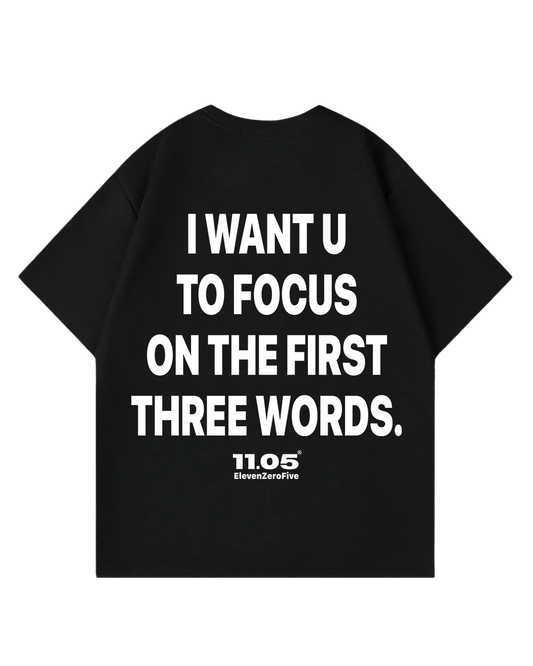 "I WANT U" Oversized T-Shirt