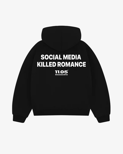 "Social media killed romance" Comfy Hoodie