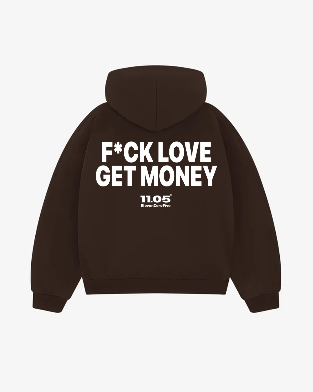 "Fu*k love get money" Comfy Hoodie