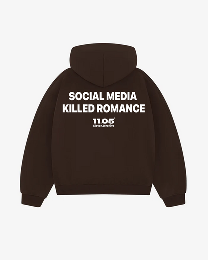 "Social media killed romance" Comfy Hoodie