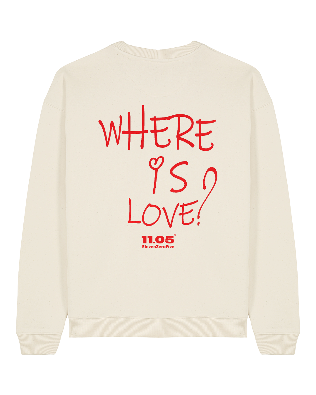 "Where is love?" Crewneck Sweatshirts