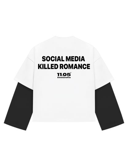 "Social Media Killed Romance" Double Long Sleeve